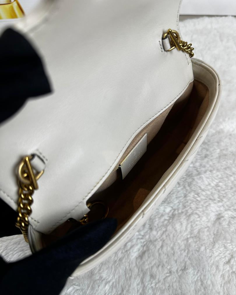 Gucci Marmont Mini Bag - White - View 6
