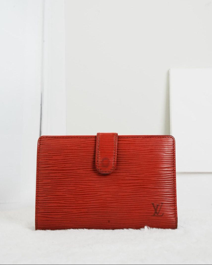 Louis Vuitton French Purse Wallet - Red - View 1