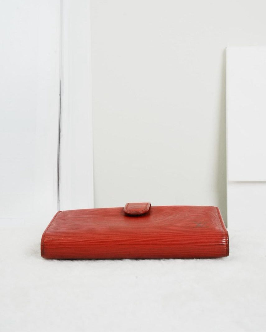 Louis Vuitton French Purse Wallet - Red - View 5