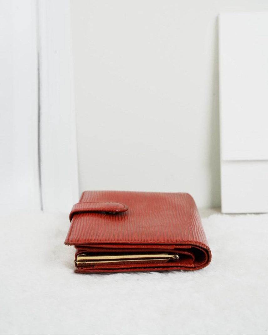 Louis Vuitton French Purse Wallet - Red - View 4