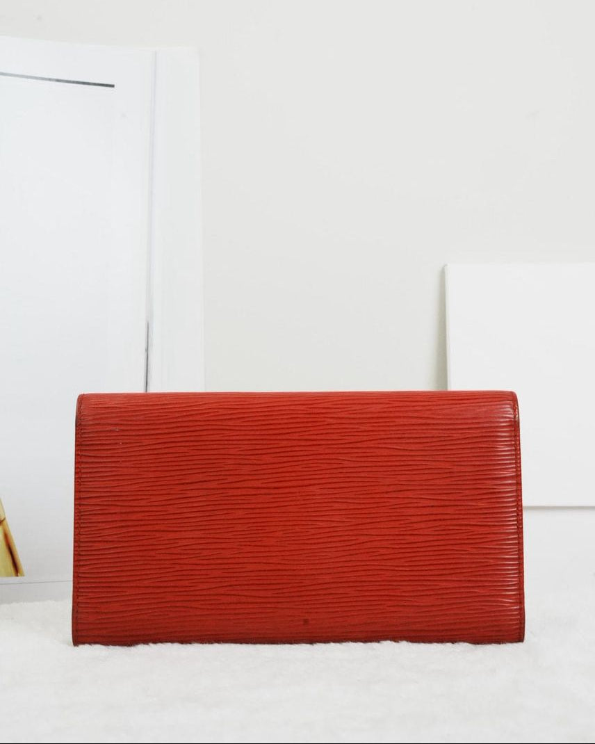 Louis Vuitton Long Wallet - Red - View 2