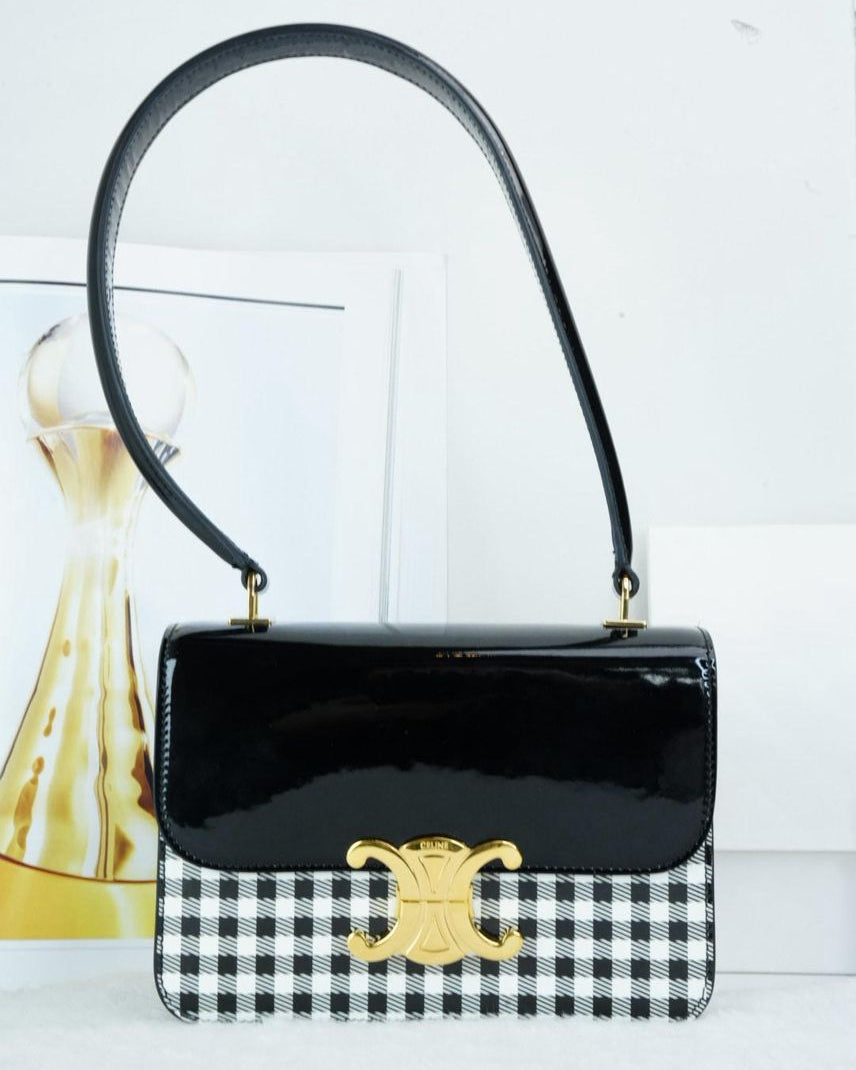 Celine Teen Garance Bag - Printed Patent - View 1