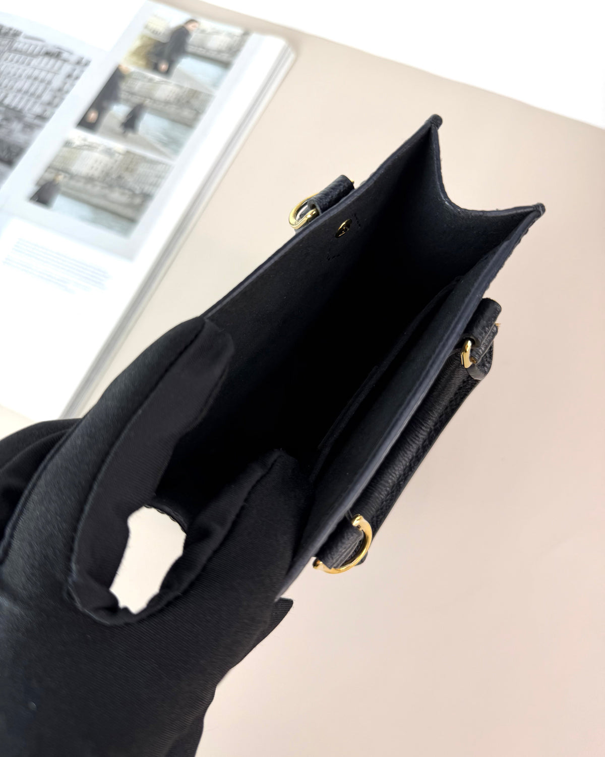 Louis Vuitton Petit Sac Plat Bag - Black - View 7