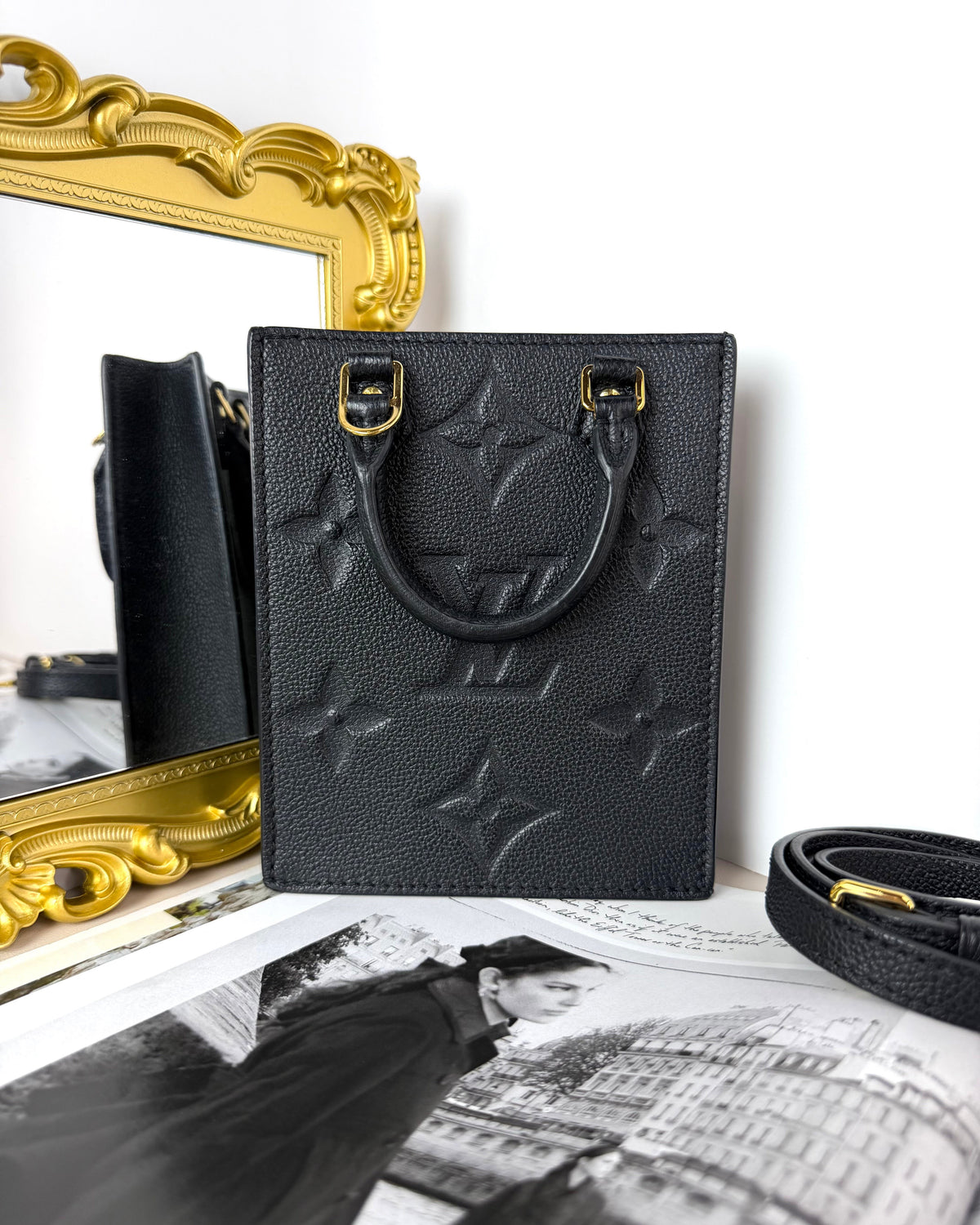 Louis Vuitton Petit Sac Plat Bag - Black - View 2