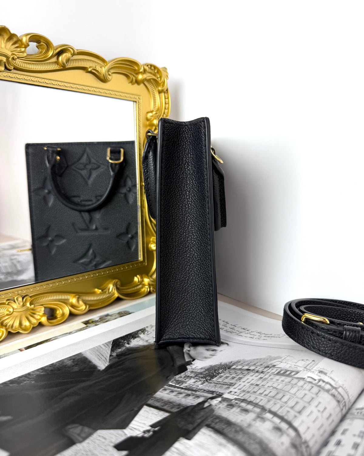 Louis Vuitton Petit Sac Plat Bag - Black - View 3