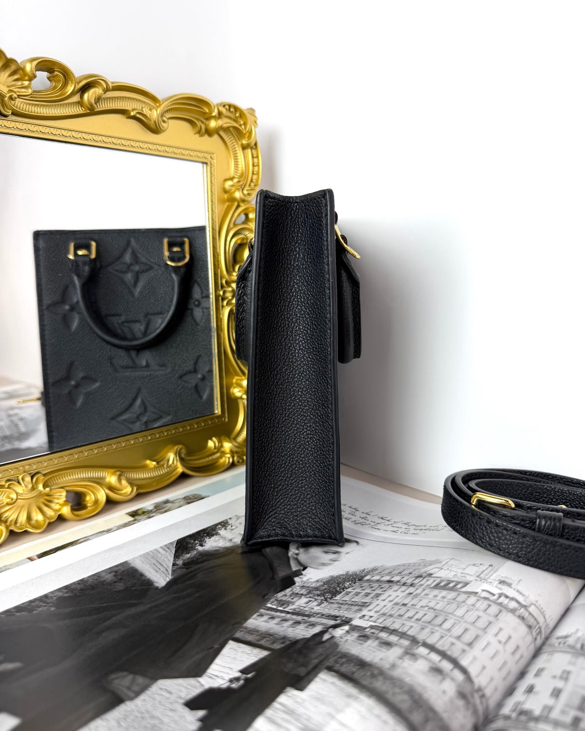 Louis Vuitton Petit Sac Plat Bag - Black - View 4