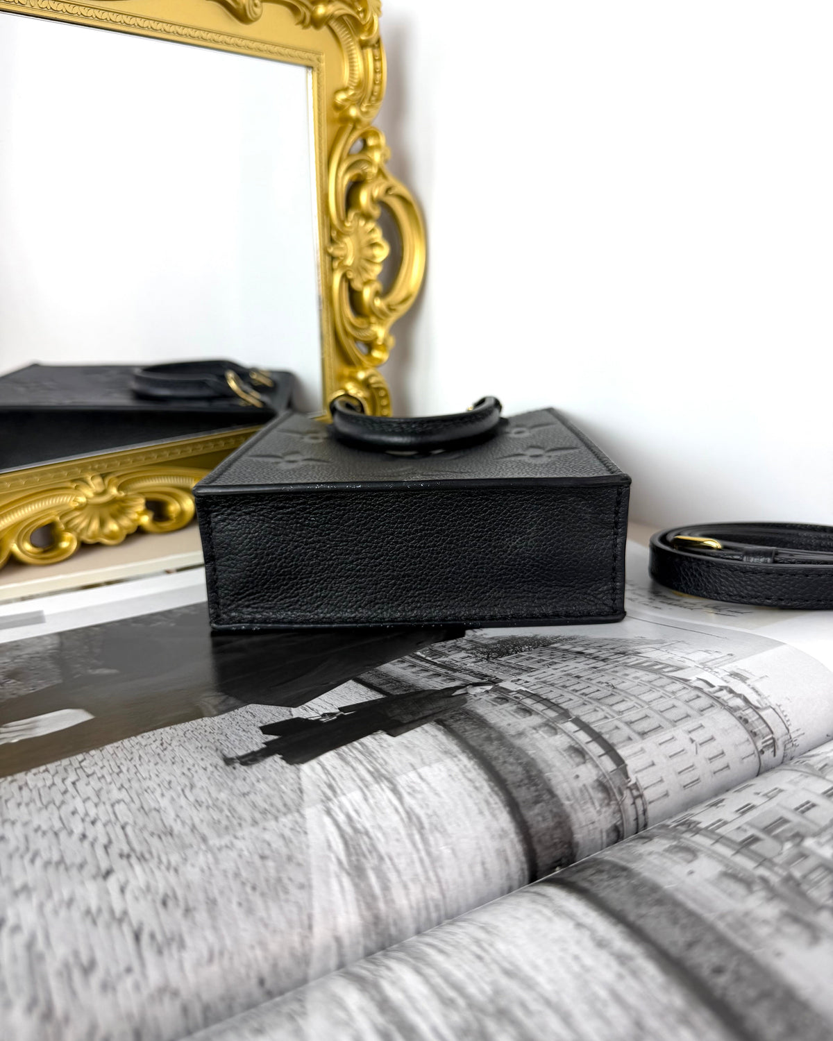 Louis Vuitton Petit Sac Plat Bag - Black - View 5