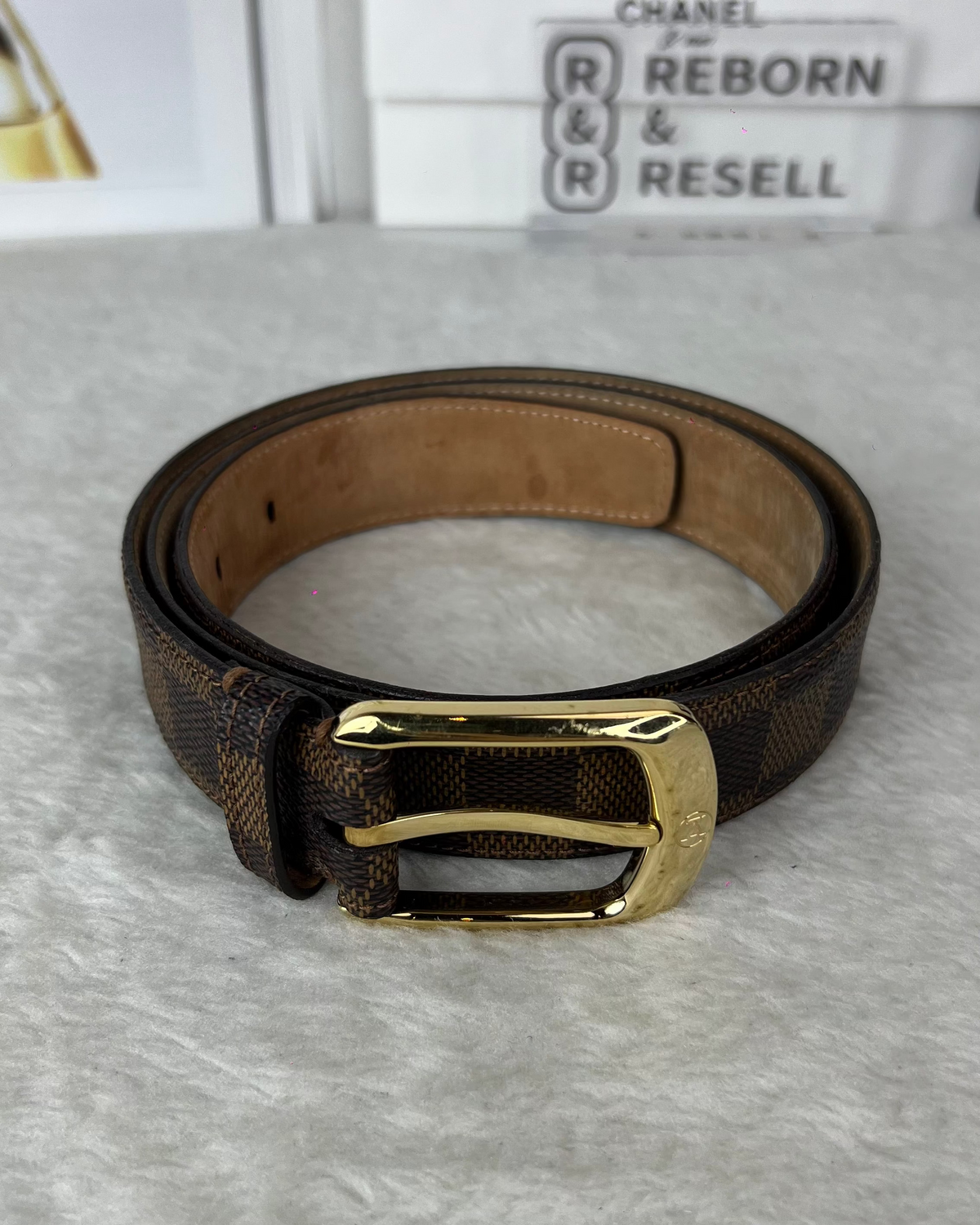 Louis Vuitton Ceinture Ellipse Belt - Ebene - View 1