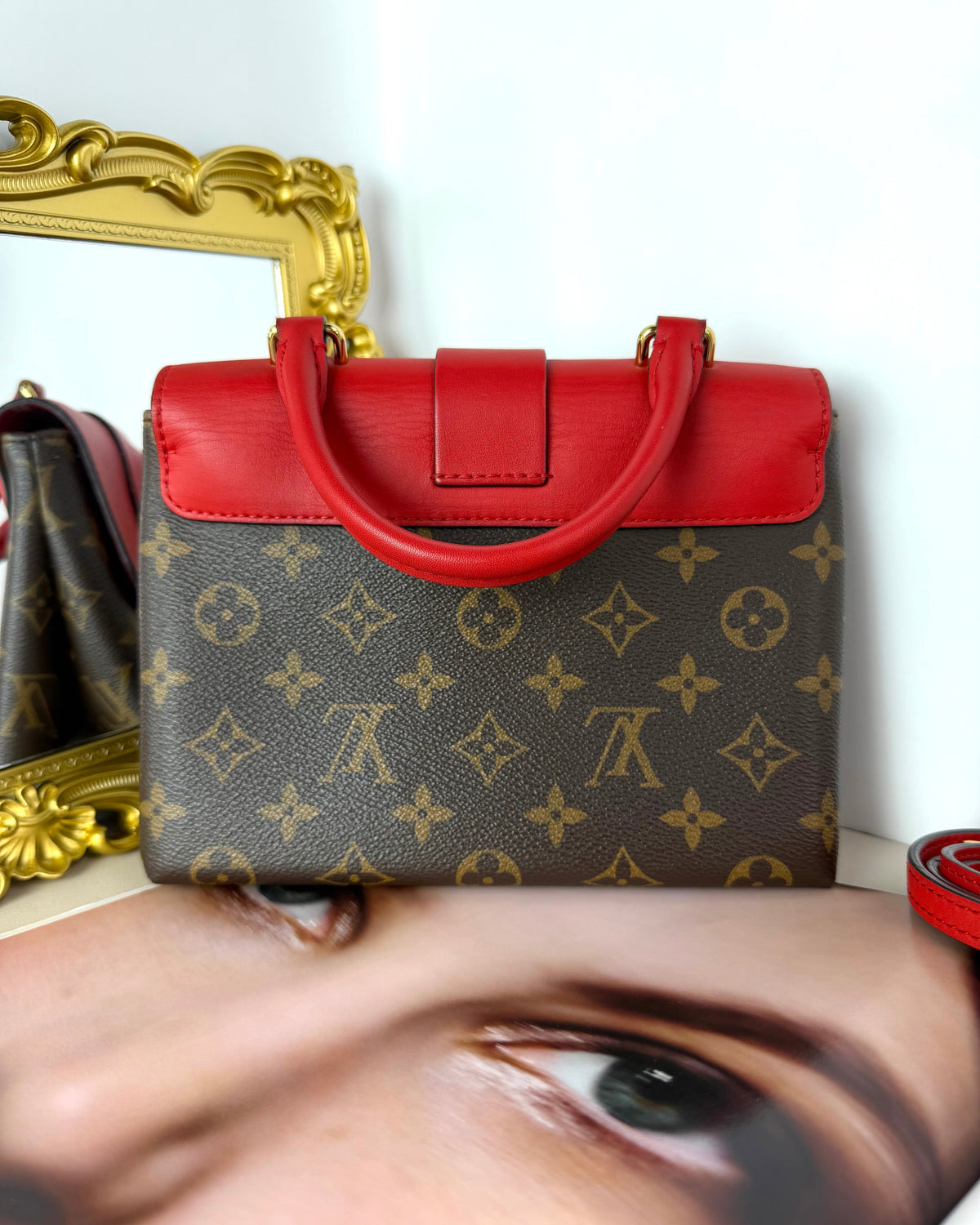 Louis Vuitton Locky BB Bag - Coquelicot, Red - View 2