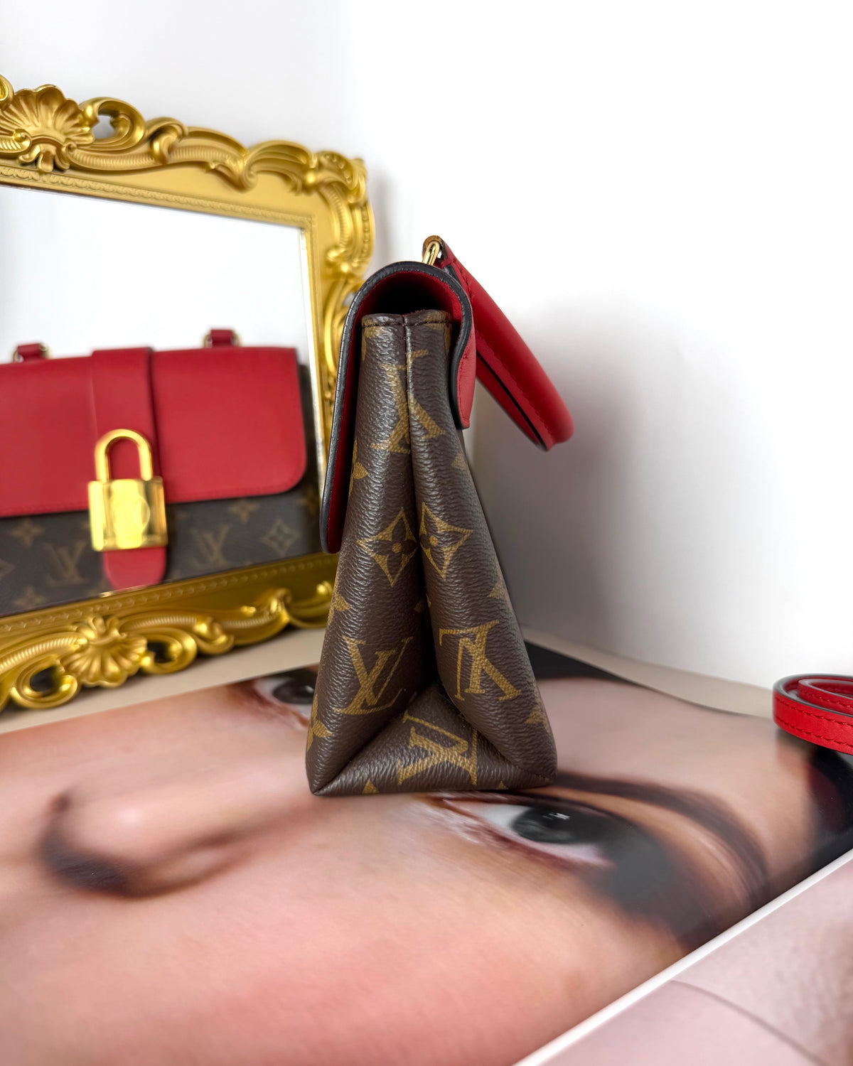Louis Vuitton Locky BB Bag - Coquelicot, Red - View 3