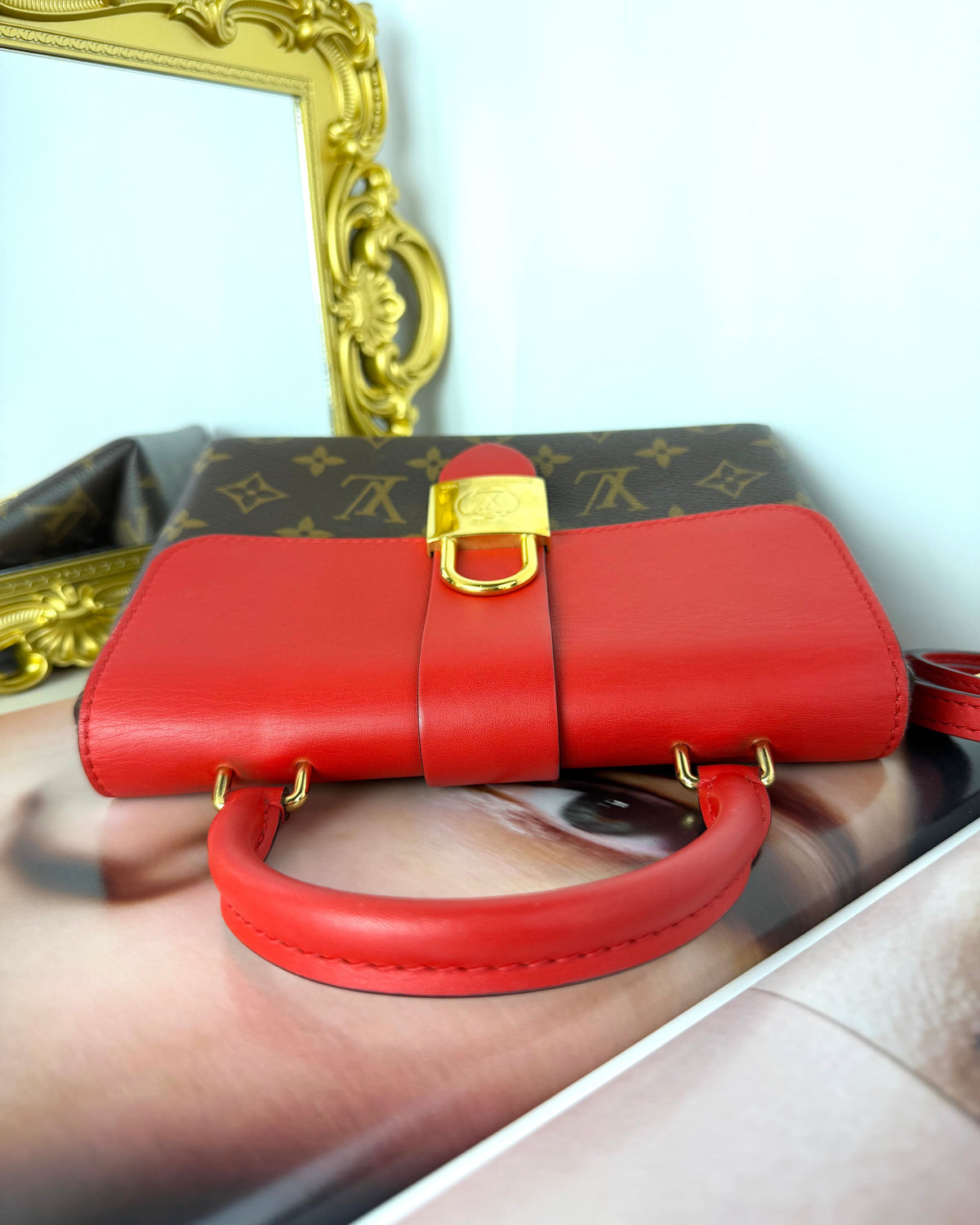 Louis Vuitton Locky BB Bag - Coquelicot, Red - View 6