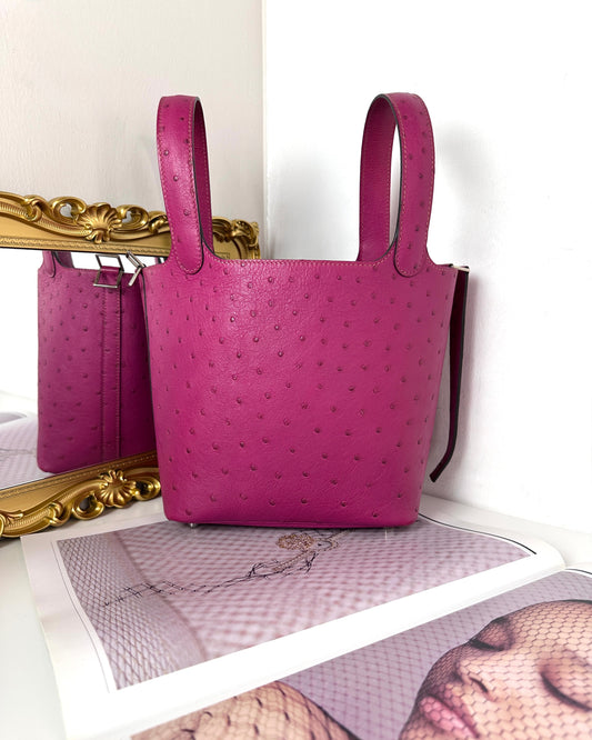 Hermès Picotin Lock 18 Bag - Rose Pourpre - View 1