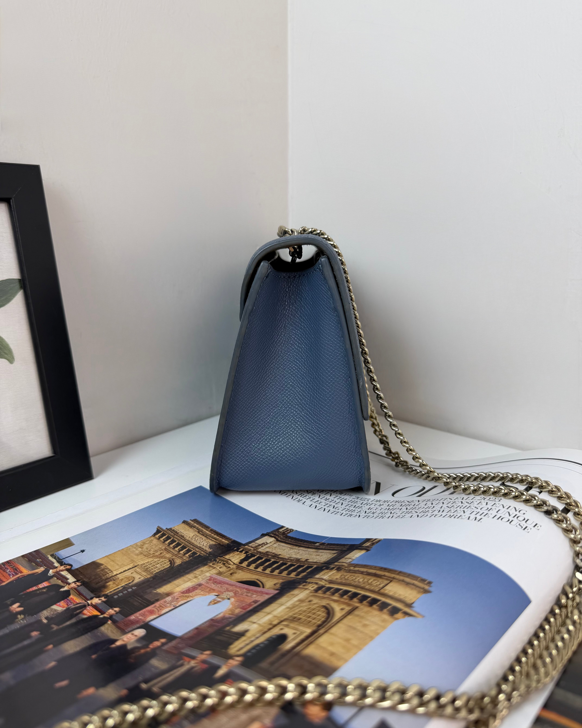 Furla Bella Venera Mini Crossbody - Blu Denim - View 3