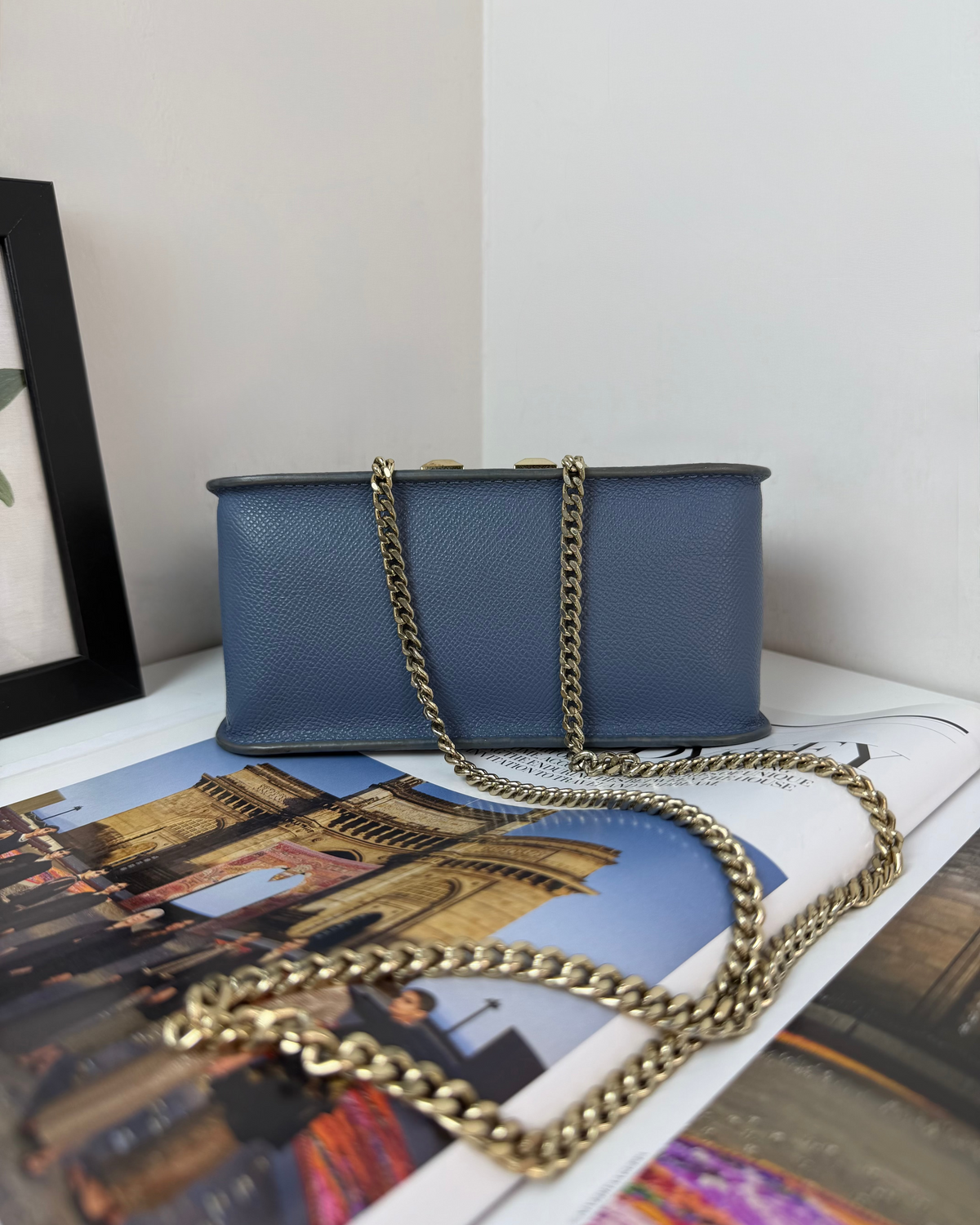 Furla Bella Venera Mini Crossbody - Blu Denim - View 5