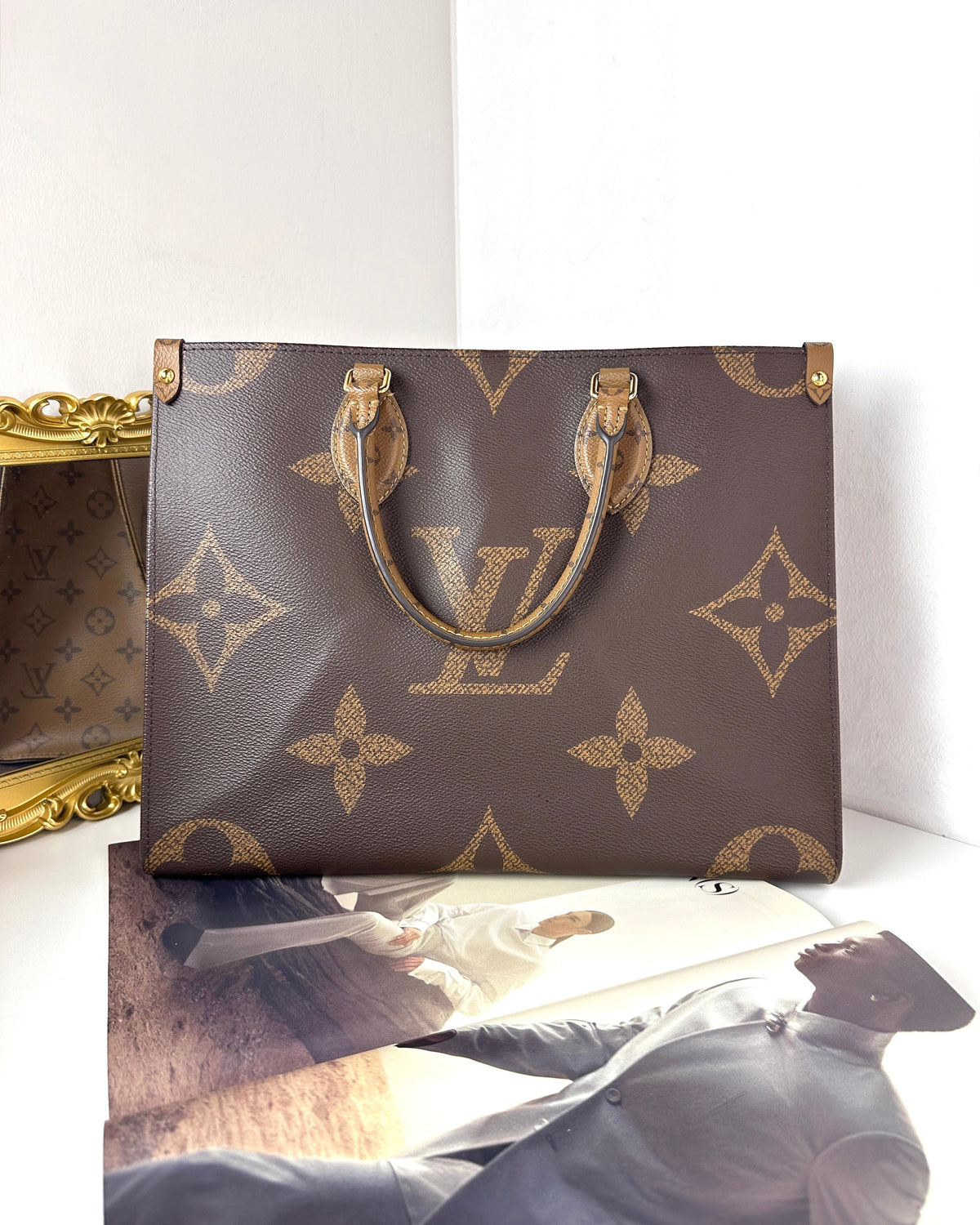 Louis Vuitton OnTheGo MM Bag - Monogram Reverse - View 1