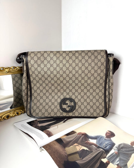 Gucci Interlocking G Large Messenger Bag - View 1