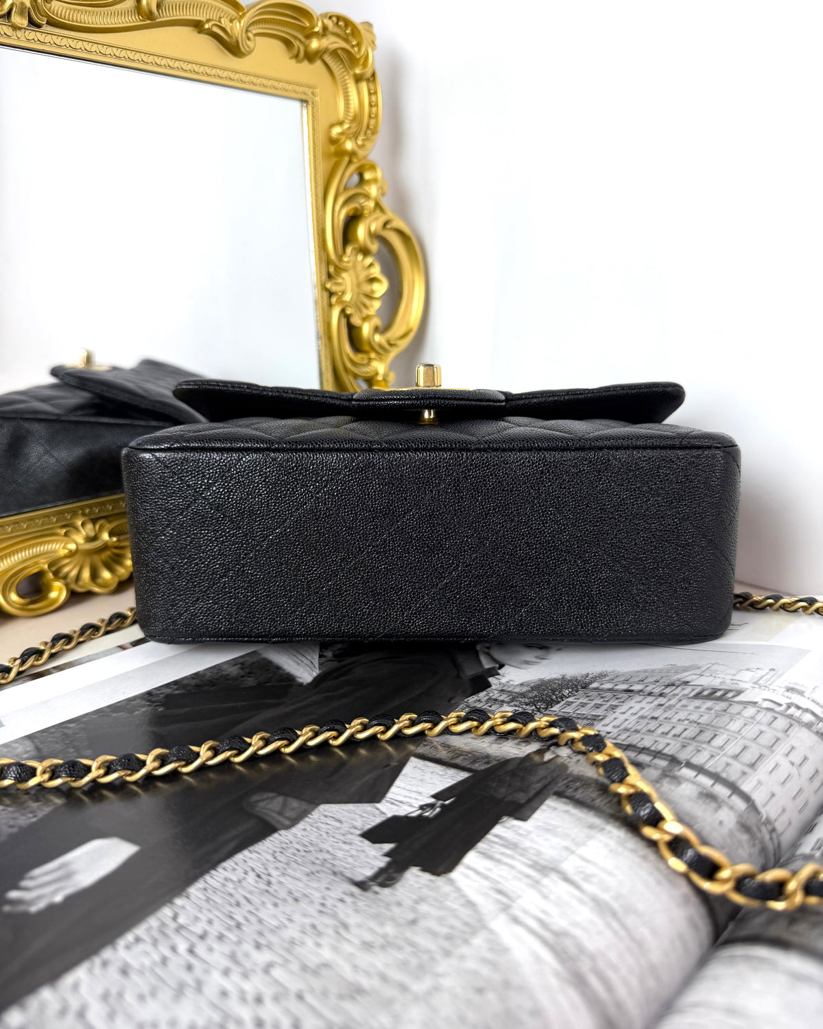 Chanel Mini Flap Bag with Top Handle - View 5