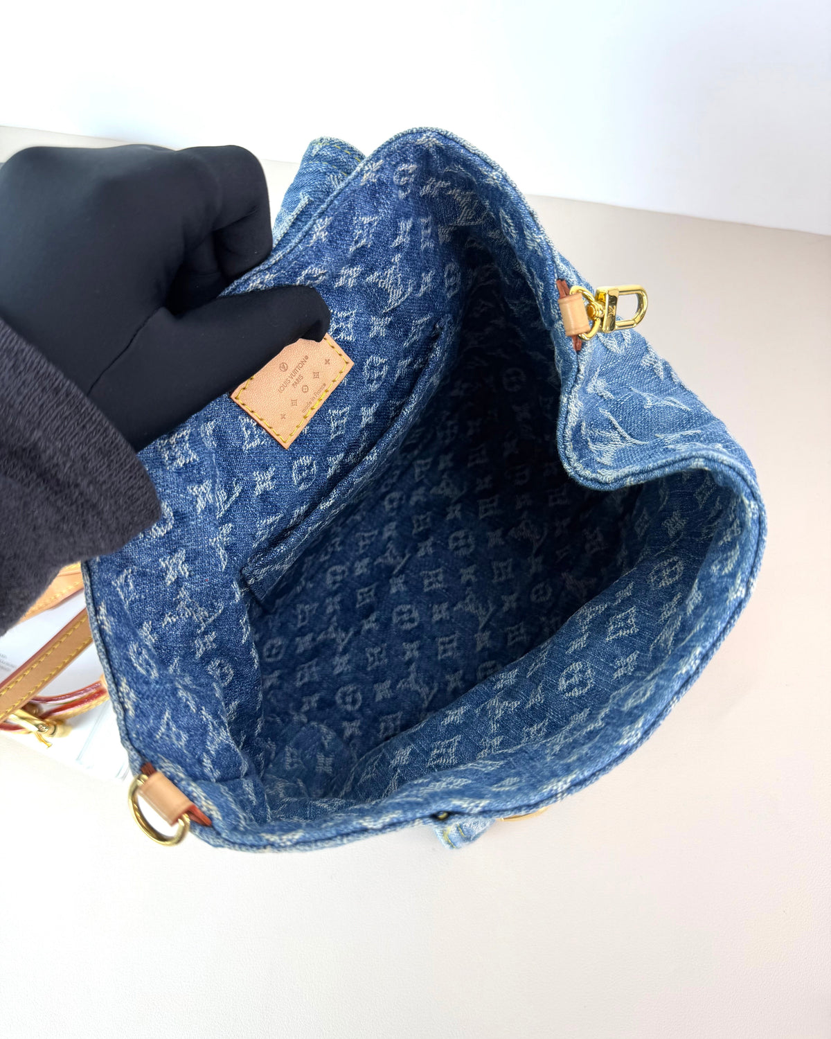 Louis Vuitton Venice Backpack - Monogram Denim Blue - View 7