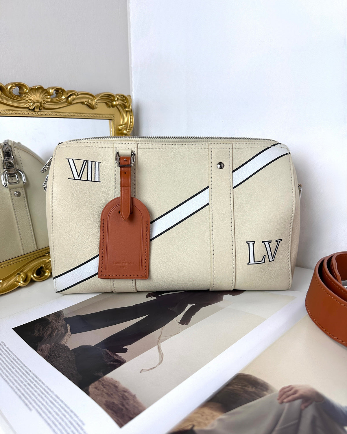 Louis Vuitton City Keepall Bag - Beige, Cream White - View 1