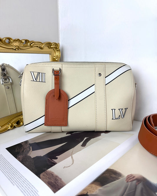 Louis Vuitton City Keepall Bag - Beige, Cream White - View 1