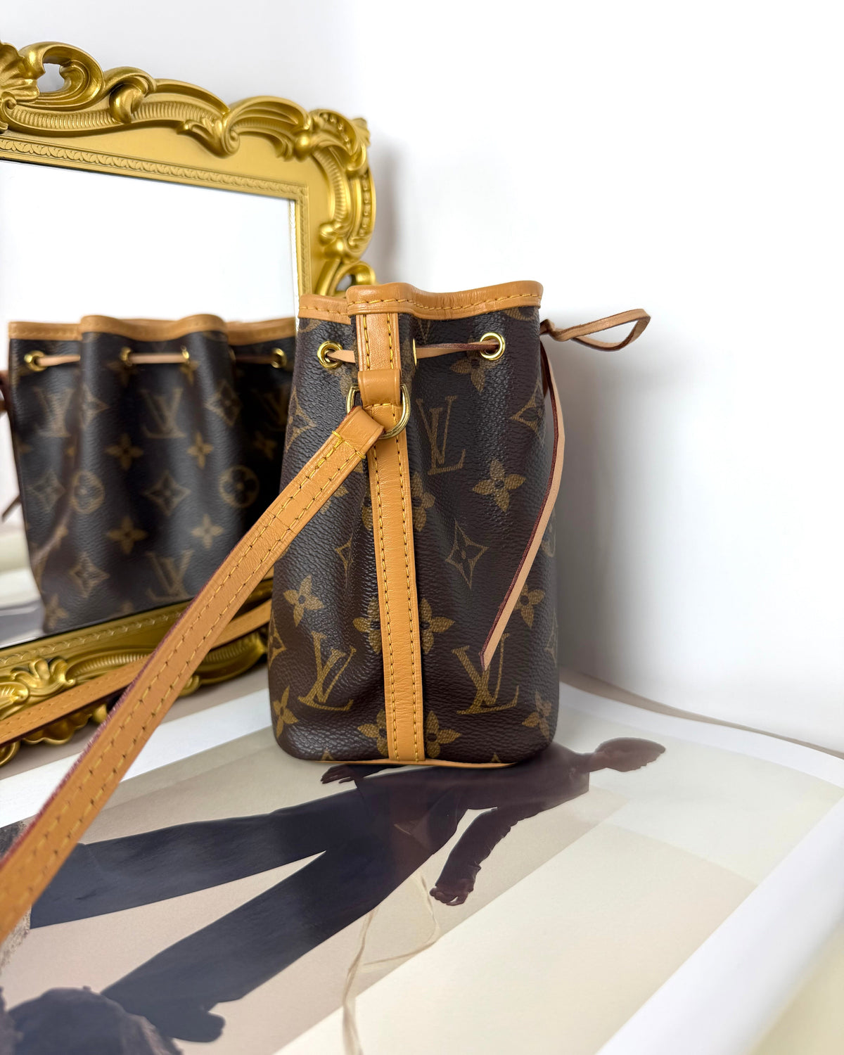 Louis Vuitton Nano Noé Bag - Brown Monogram - View 4
