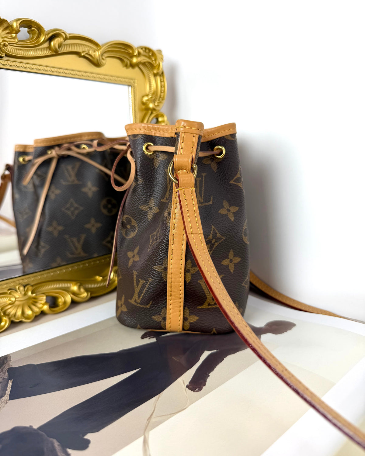 Louis Vuitton Nano Noé Bag - Brown Monogram - View 3