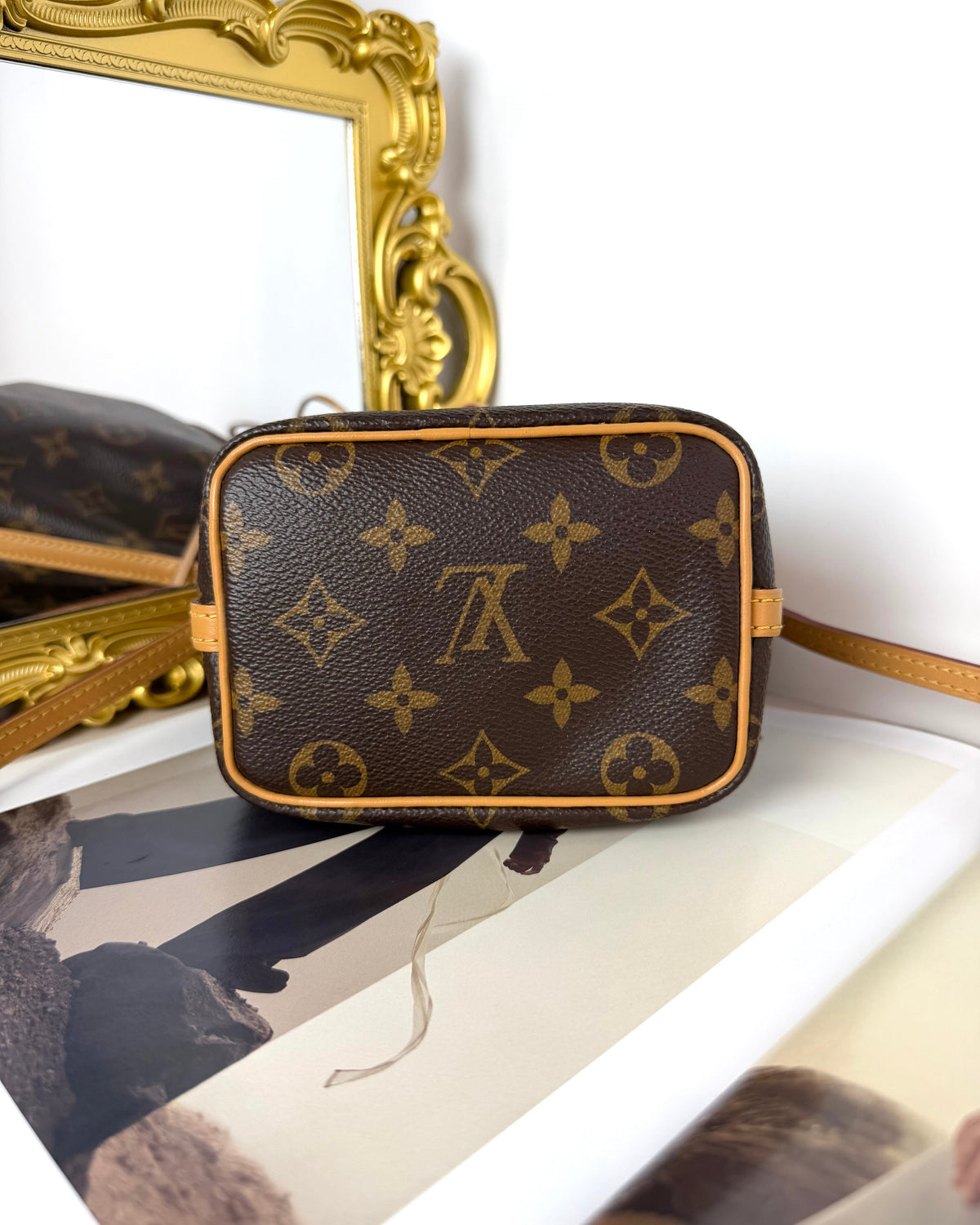 Louis Vuitton Nano Noé Bag - Brown Monogram - View 5