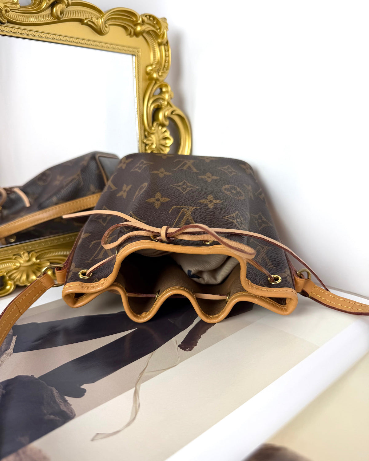 Louis Vuitton Nano Noé Bag - Brown Monogram - View 6