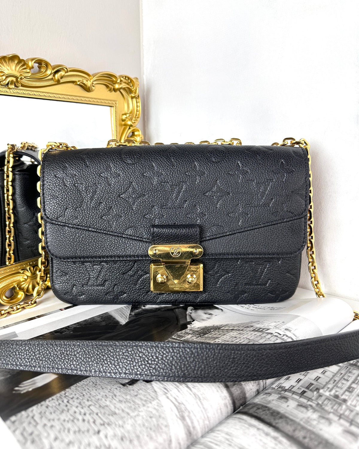 Louis Vuitton Marceau Bag - Black, Noir - View 1