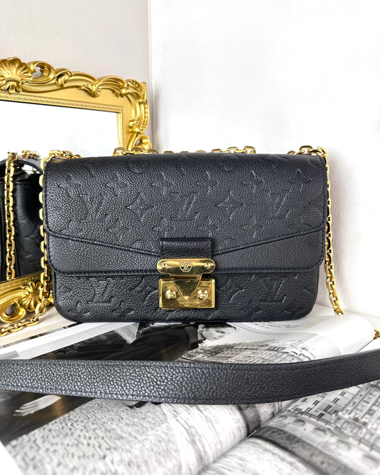 Louis Vuitton Marceau Bag - Black, Noir - View 1