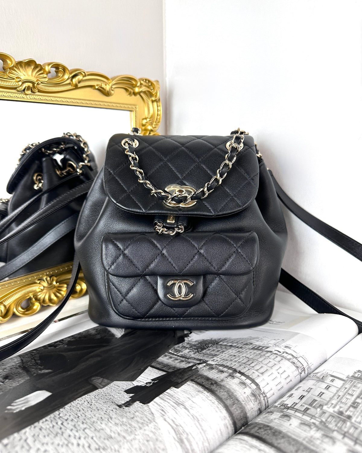 Chanel Duma Backpack - Black - View 1