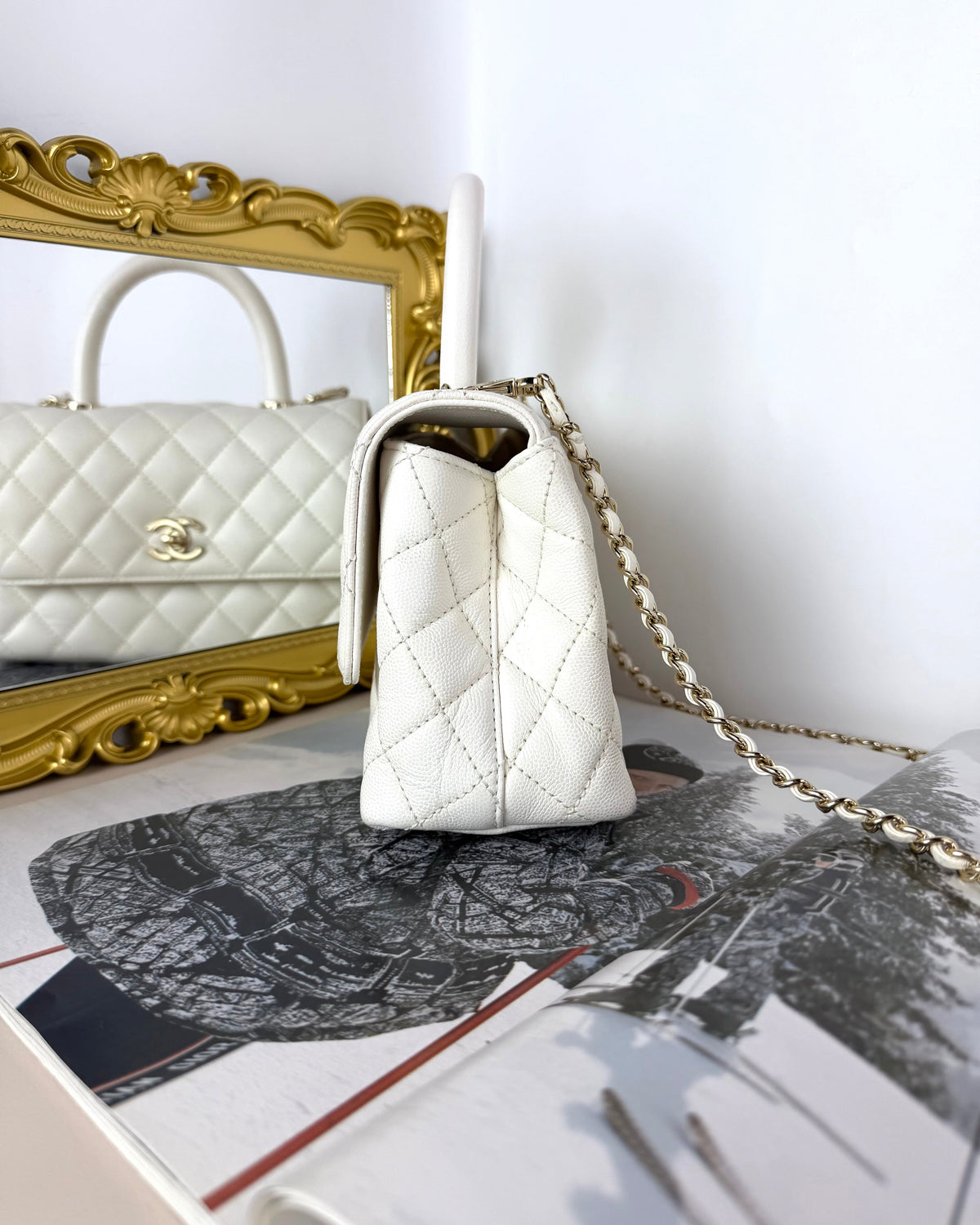 Chanel Coco Top Handle Bag - View 3