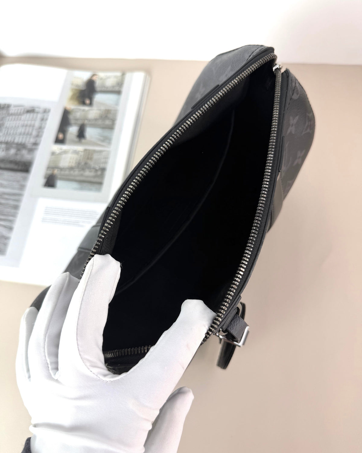 Louis Vuitton City Keepall Bag - Monogram Eclipse - View 7