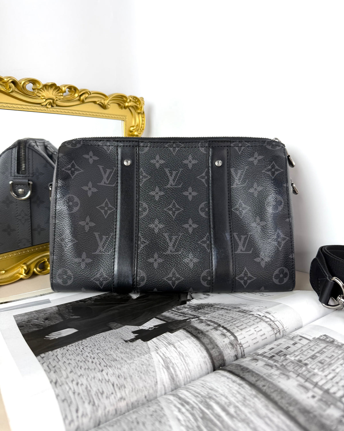 Louis Vuitton City Keepall Bag - Monogram Eclipse - View 2