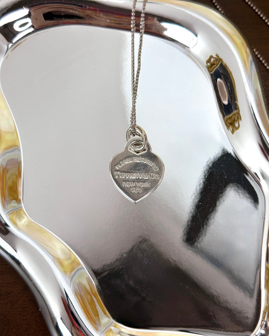 Tiffany & Co. Return to Tiffany Heart Tag Pendant Necklace - Silver - View 1