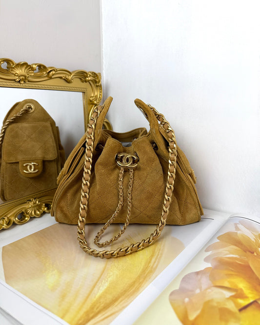 Chanel 25 Mini Handbag - Yellow - View 1