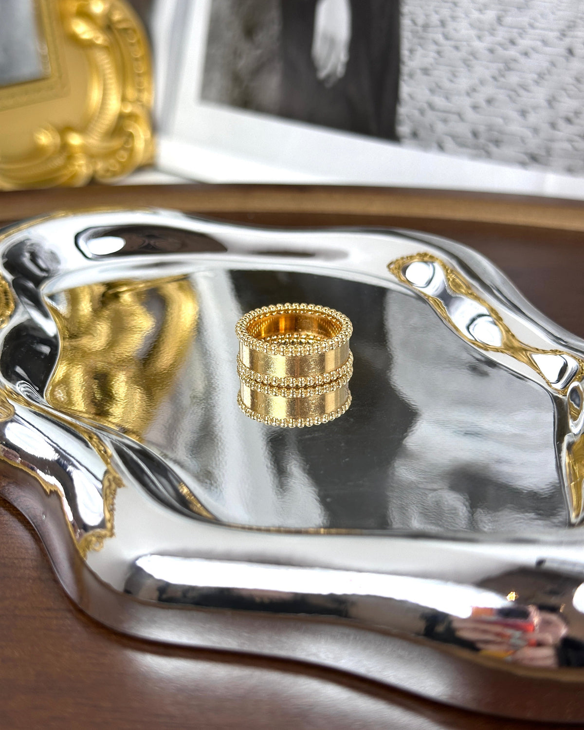 Van Cleef & Arpels Perlée Signature Ring - Yellow Gold - View 2