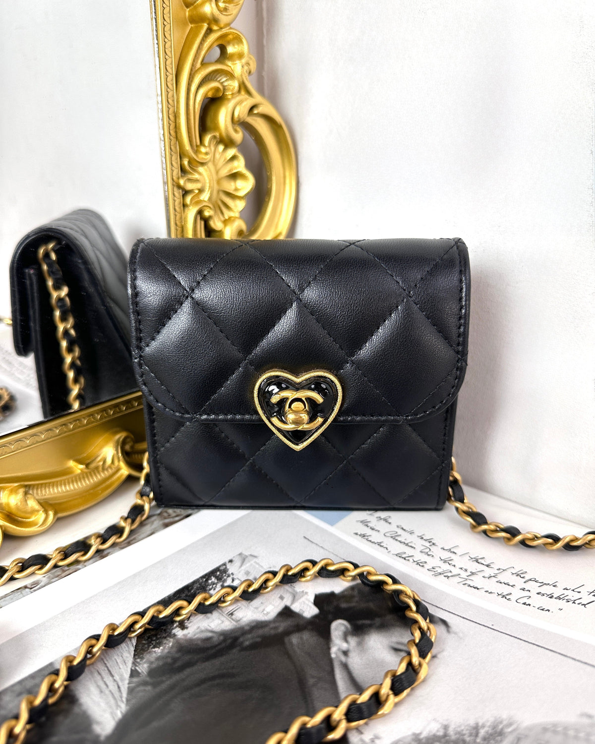 Chanel Coco Love Enamel Heart Flap Bag - View 1