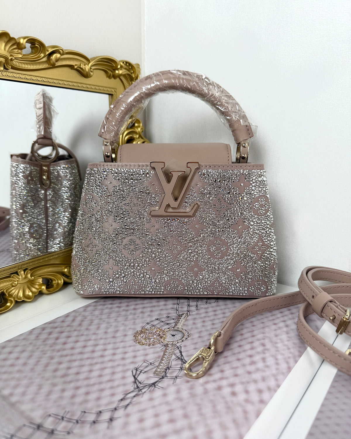 Louis Vuitton Capucines Mini Bag - Desert Sand - View 1
