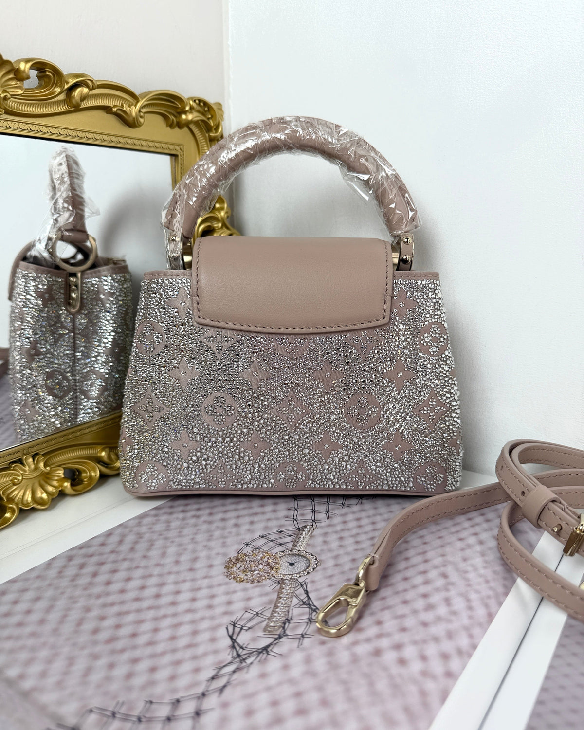 Louis Vuitton Capucines Mini Bag - Desert Sand - View 2