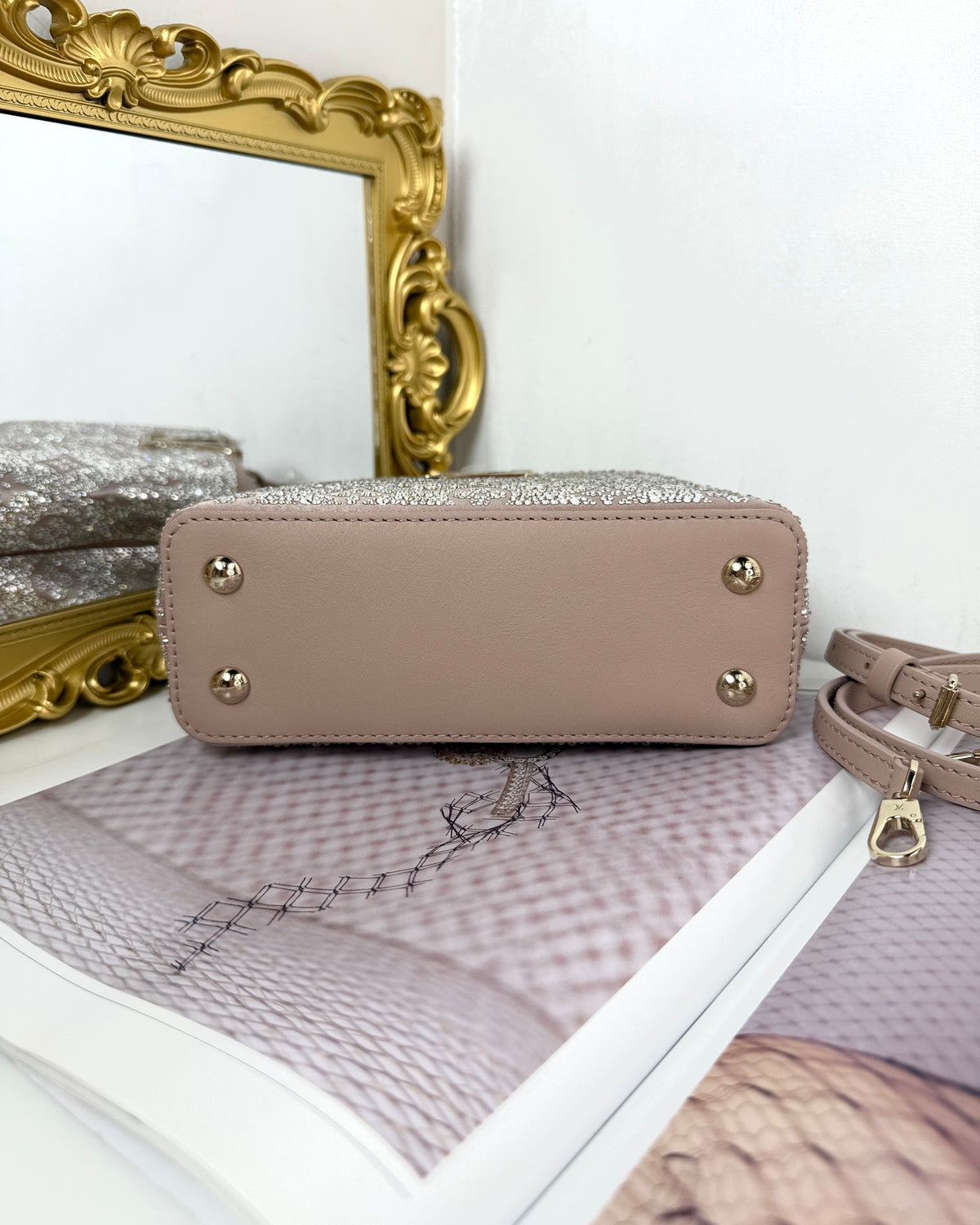 Louis Vuitton Capucines Mini Bag - Desert Sand - View 5