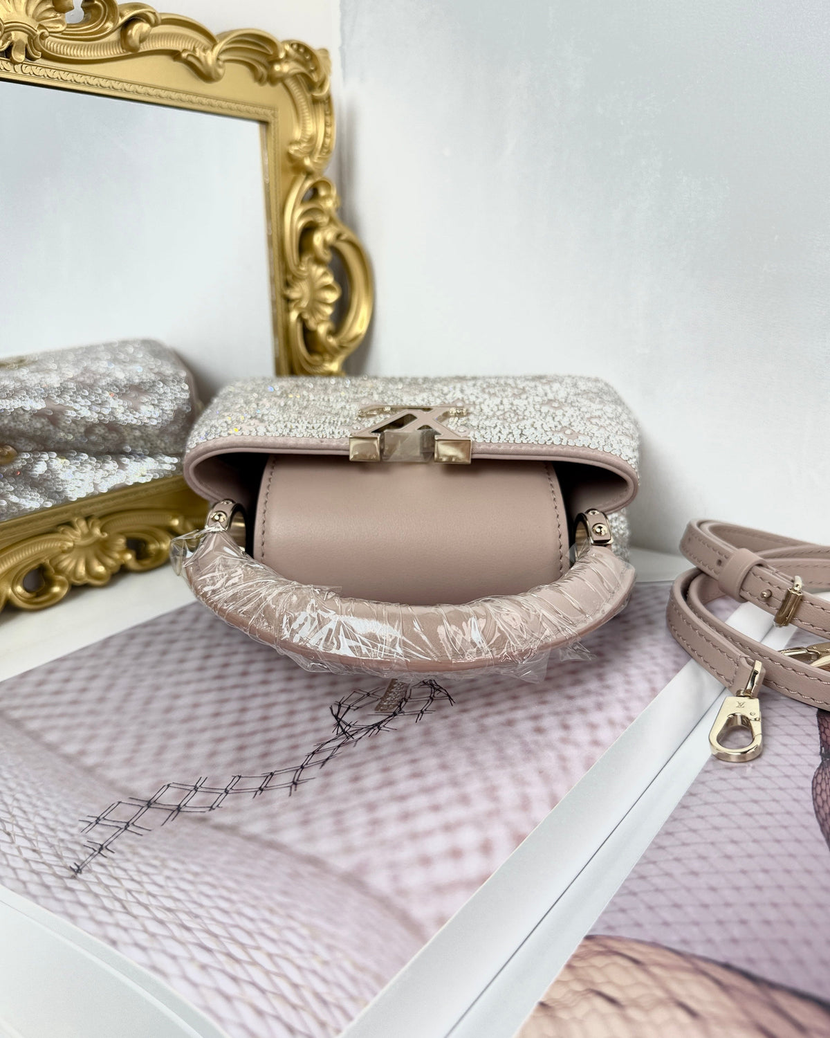 Louis Vuitton Capucines Mini Bag - Desert Sand - View 6