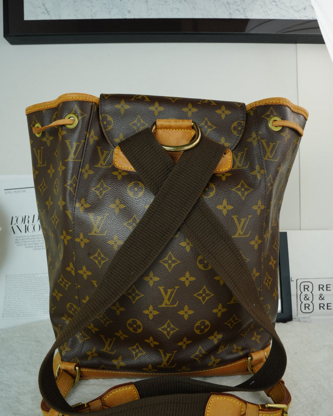 Louis Vuitton Montsouris GM Backpack - Brown - View 2