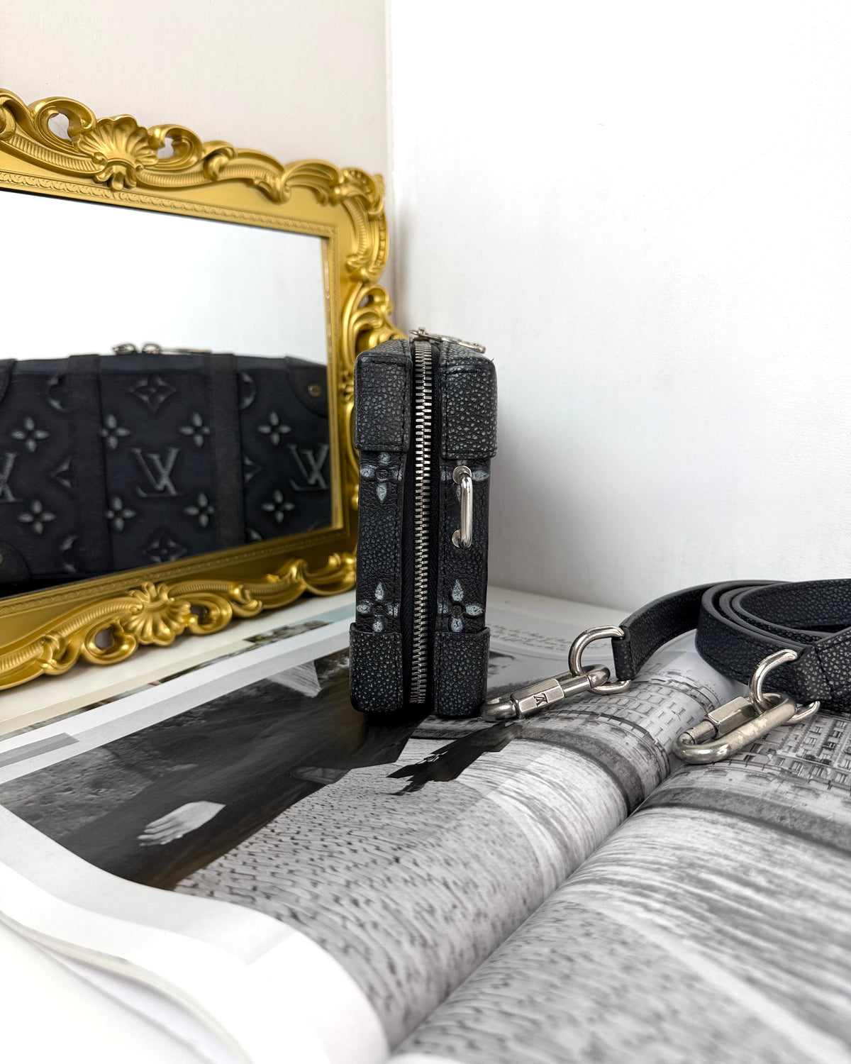 Louis Vuitton Soft Trunk Wallet - Black - View 3