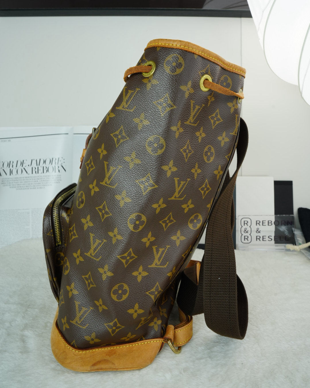 Louis Vuitton Montsouris GM Backpack - Brown - View 4