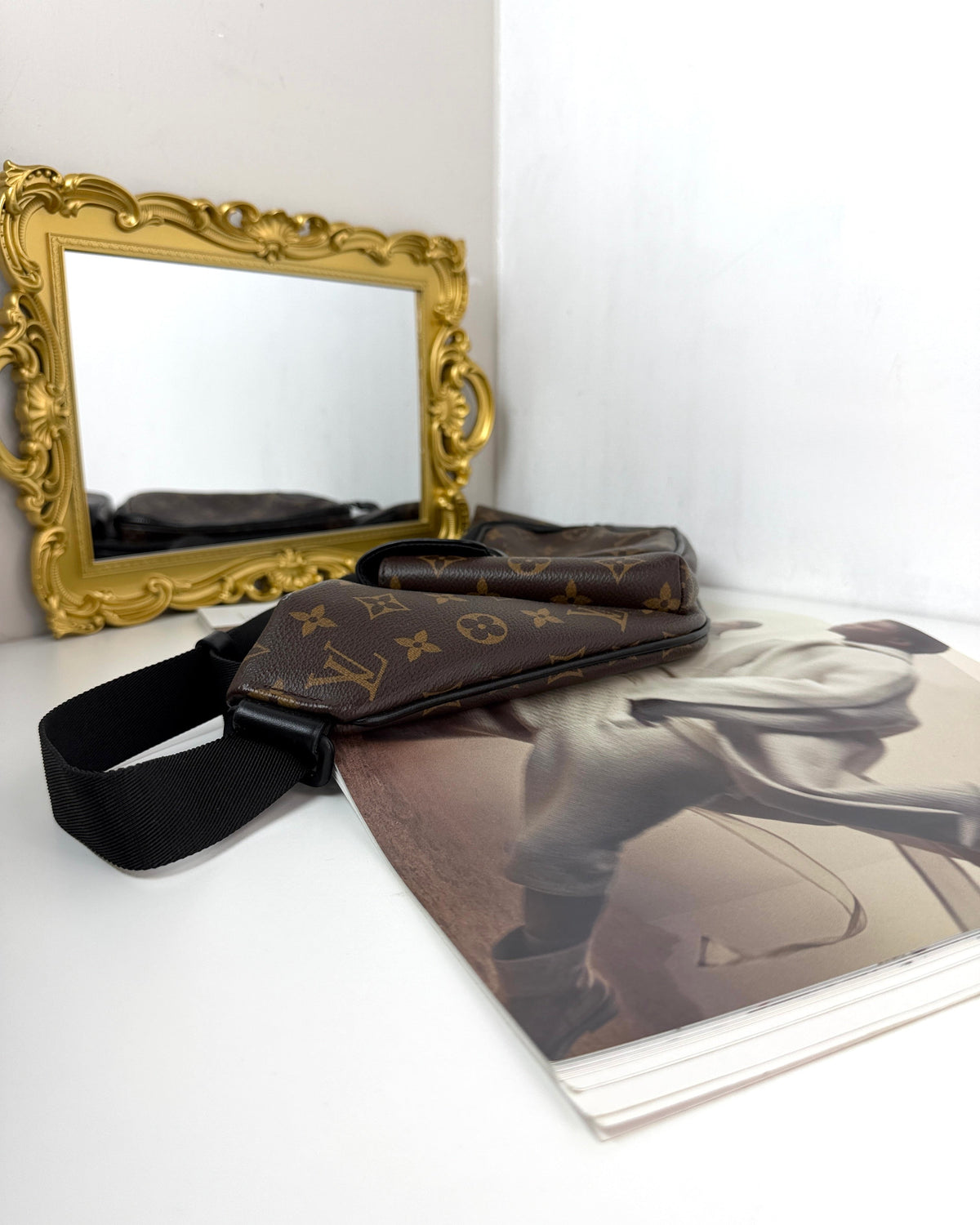 Louis Vuitton Christopher Bumbag - Monogram Macassar/ Noir - View 3
