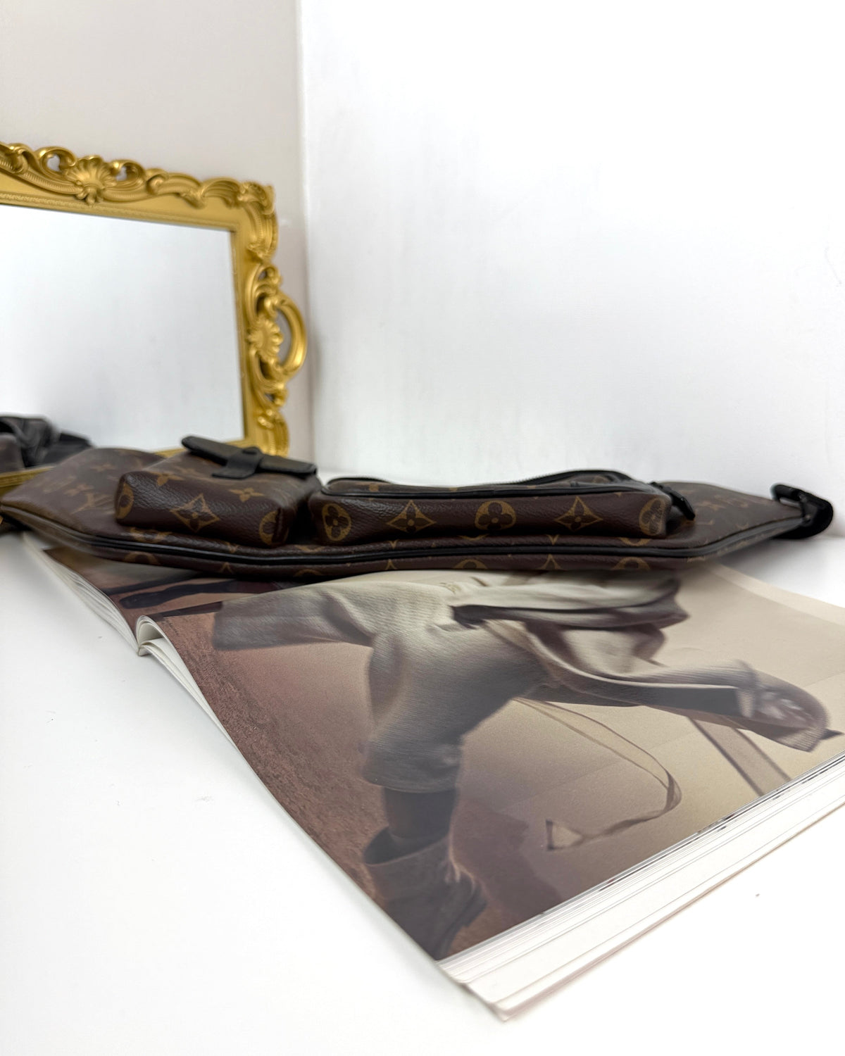 Louis Vuitton Christopher Bumbag - Monogram Macassar/ Noir - View 5