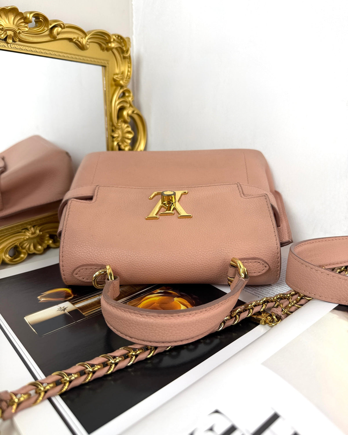 Louis Vuitton Lockme Ever Mini Bag - Rose Trianon - View 6