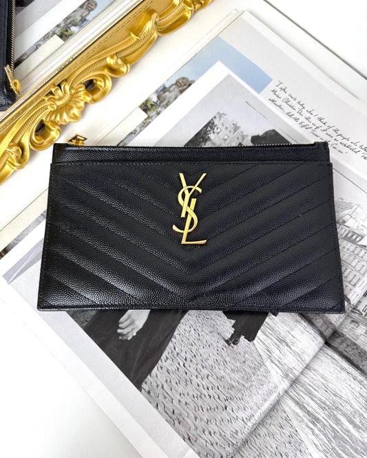 Saint Laurent Monogram Bill Pouch - View 1
