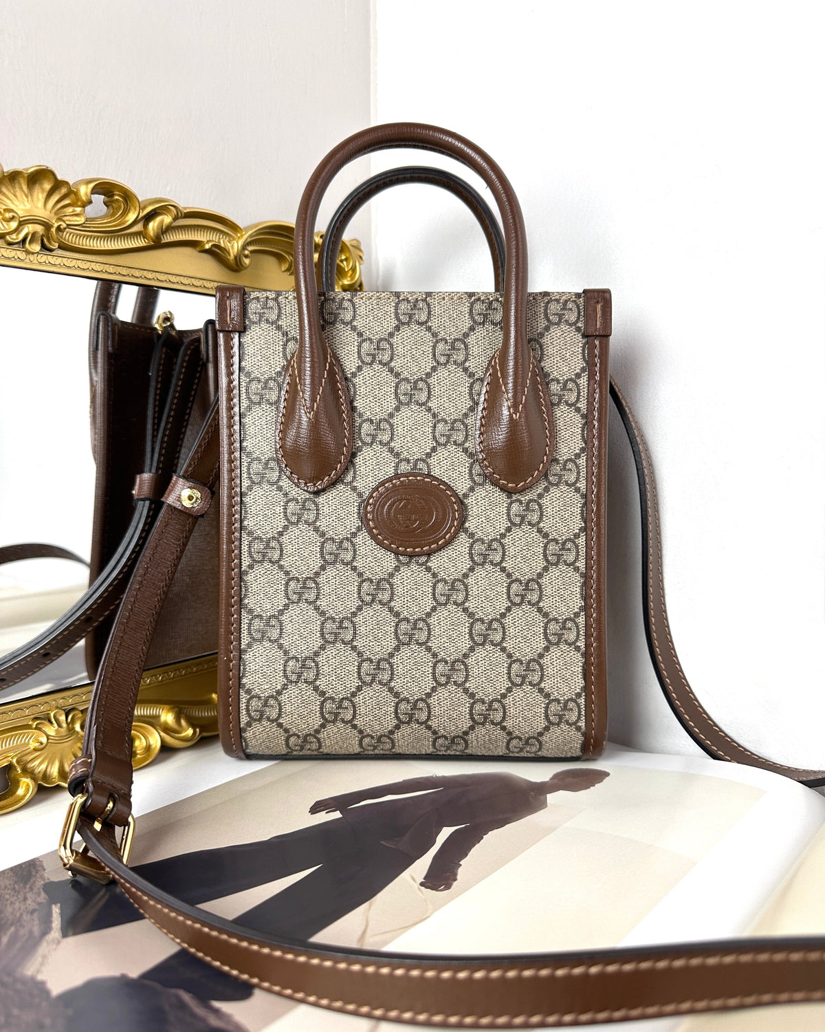 Gucci Interlocking G Mini Tote Bag - View 1